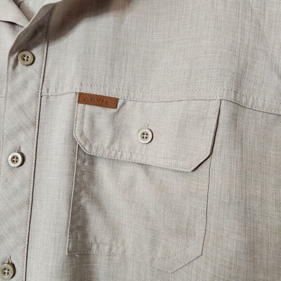 Orvis Men's Short Sleeve Button-down Shirt Size XL - Picture 2 of 4
